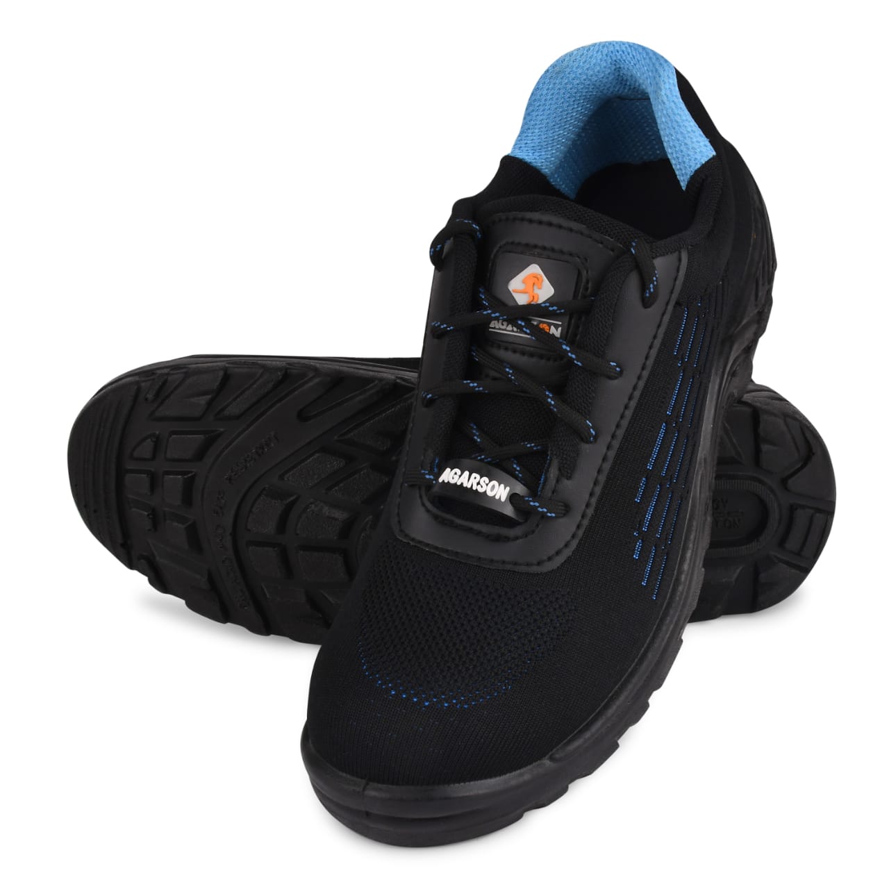 Buy Agarson 9015 PU Sole Steel Toe Black Safety Shoes, Size 6 Online in  India at Best Prices